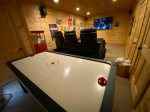 Air Hockey Table in the Lower Level Theater Room 
